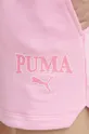 różowy Puma szorty SQUAD