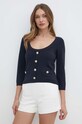 Morgan pantaloni scurti SHIDOLA alb SHIDOLA.OFF.WHITE