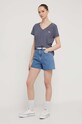 Джинсовые шорты Tommy Jeans DW0DW17646 голубой SS24