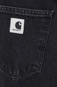 Rifľové krátke nohavice Carhartt WIP Brandon Short I031919.8906 čierna