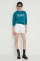 Tommy Jeans pantaloni scurți DW0DW17636 alb SS24