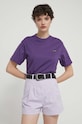 Šortky Tommy Jeans fialová DW0DW17775