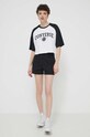 Tommy Jeans pantaloni scurți DW0DW17776 negru SS24