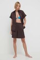 Пляжні шорти Max Mara Beachwear 2416141019600 коричневий SS24