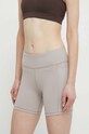 Reebok szorty treningowe LUX COLLECTION z elastanem szary 100076148