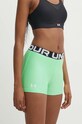 Under Armour pantaloni scurți de antrenament Authentics tricotaj verde 1383629