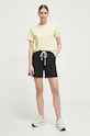 New Balance pantaloni scurti din bumbac WS41508BK negru SS24