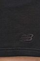New Balance pantaloni scurti din bumbac negru WS41508BK
