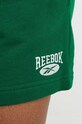 Βαμβακερό σορτσάκι Reebok Classic Archive Essentials πράσινο 100076254