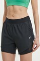 Шорти для бігу Reebok тканина чорний 100075412