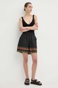 Хлопковые шорты Karl Lagerfeld 241W1003 чёрный SS24