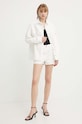 IRO pantaloncini in cotone WM30CILAS bianco SS24