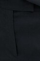 Theory pantaloni scurti din in negru O0303216