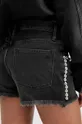 crna Pamučne traper kratke hlače AllSaints HEIDI STUD SHORTS