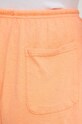 American Vintage pantaloni scurți din amestec de in SHORT COURT portocaliu LOP09AE24