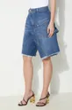 niebieski JW Anderson szorty jeansowe Twisted Workwear Shorts