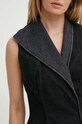 AllSaints pantaloni scurti din bumbac HAILEY DENIM SHORT W075EA negru