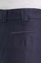 La Petite Française pantaloni scurți din amestec de in SAVOUREUX bleumarin PFSAVOUREUX