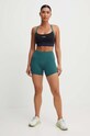 P.E Nation pantaloni scurți de antrenament Recalibrate 241S247 verde SS24