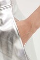 Never Fully Dressed pantaloni scurti Vegan Leather argintiu NFDTR336
