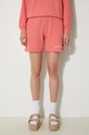 Одежда Шорты Sporty & Rich Serif Logo Soft Gym SH007S402SC розовый