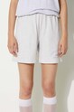 Sporty & Rich pantaloni scurti LA Athletic Group Gym Shorts gri SH021S402LH