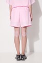 Oblečenie Ľanové šortky Pangaia DNA Linen Mid Length Shorts 10001972 ružová
