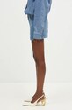 Džínové šortky Rotate Rhinestone Denim 1126391468 modrá SS24