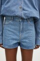 Džínové šortky Rotate Rhinestone Denim modrá 1126391468
