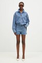Džínové šortky Rotate Rhinestone Denim 1126391468