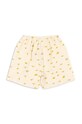 Konges Sløjd pantaloni scurți din bumbac pentru copii KS100204 portocaliu SS24