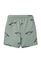 Fete Liewood pantaloni scurți din bumbac pentru copii Gram Printed Sweatshorts LW17097 turcoaz