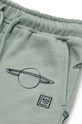 Liewood szorty bawełniane dziecięce Gram Printed Sweatshorts turkusowy LW17097