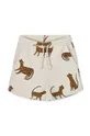 Liewood shorts di lana bambino/a Gram Printed Sweatshorts beige