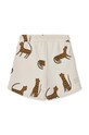 Dziewczynka Liewood szorty bawełniane dziecięce Gram Printed Sweatshorts LW17097 beżowy