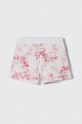 Dječje pamučne kratke hlače Guess casual roza J4RD07.KA6R3.PPYH
