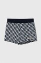 Guess szorty bawełniane dziecięce wzorzyste granatowy J4RD07.KA6R3.PPYH