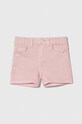 Дитячі джинсові шорти Guess casual рожевий K4RD07.WE620.PPYH