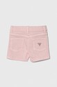 Дитячі джинсові шорти Guess K4RD07.WE620.PPYH рожевий AA00
