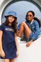 Детски дънков къс панталон Michael Kors R30056.156 син
