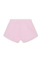 Момиче Детски памучен къс панталон Michael Kors R30115.156 розов