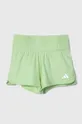 зелёный Детские шорты adidas Для девочек