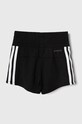 Дівчинка Дитячі шорти adidas IQ4062 чорний