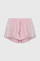 розовый Детские шорты adidas Для девочек