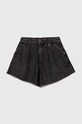 Детские джинсовые шорты Sisley casual чёрный 4DW2Y900Q.G.Seasonal