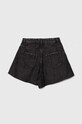 Детские джинсовые шорты Sisley 4DW2Y900Q.G.Seasonal чёрный SS24