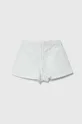 Detské rifľové krátke nohavice United Colors of Benetton biela
