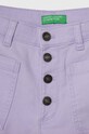 Fete United Colors of Benetton pantaloni scurti din denim pentru copii 4RISC902C.G.Seasonal violet