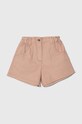 Детские джинсовые шорты United Colors of Benetton casual розовый 4RISG901I.P.Seasonal