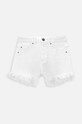 Παιδικό σορτς τζιν Coccodrillo WC4123201JCG λευκό SS24